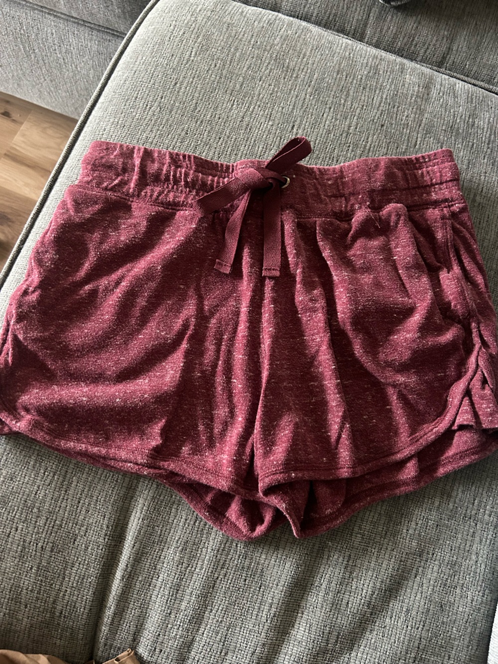 Athletic Works Maroon Women's Lounge Shorts